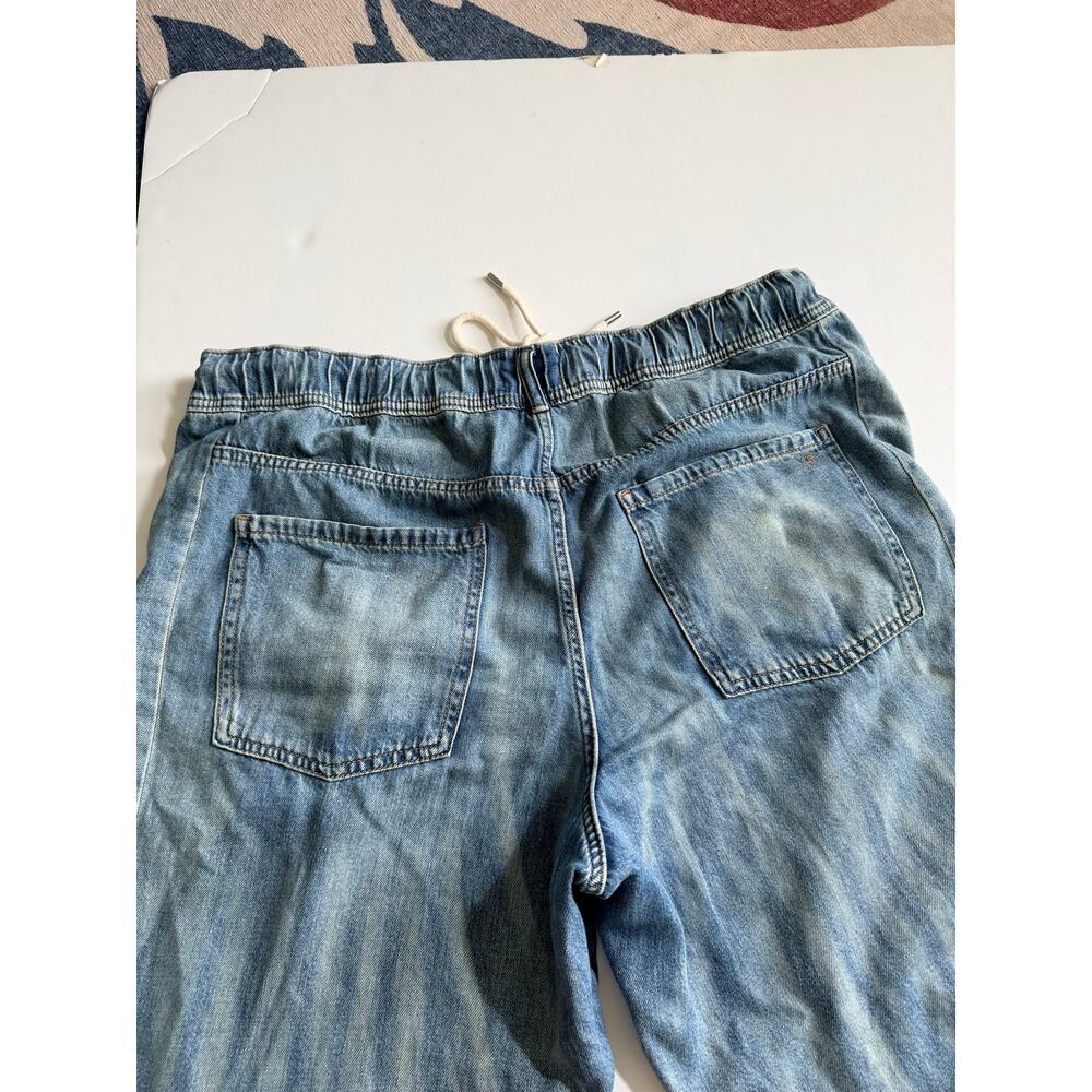 Pilcro Adi Pull-On Mid-Rise Flare Denim Jeans Anthropologie xl - Picture 4 of 9